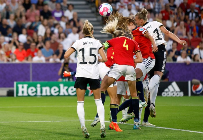 Germany v Spain: Women’s Euro 2022 Group B – live! | Women's Euro 2022 2 Alexandra Popp doubles Germany’s lead.