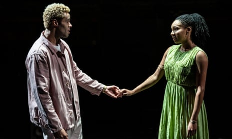 Conor Glean as Romeo and Shalisha James-Davis as Juliet.