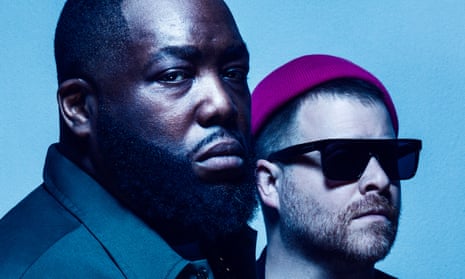 ‘Dazzlingly intricate verses’: Run the Jewels’ Killer Mike, left, and El-P