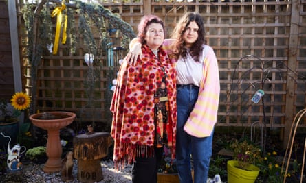 ‘Bob should not be dead. The government let him down …’ Amanda and Jazzy at home in Timperley, Greater Manchester.