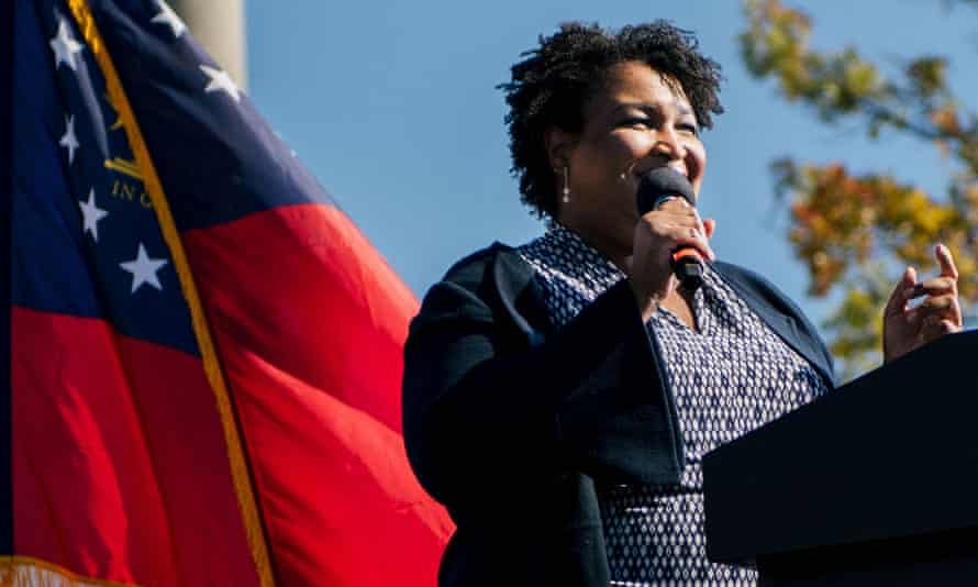 Stacey Abrams, who narrowly lost her bid for governor.