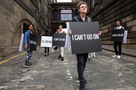 I Can’t Go On, I’ll Go On … Alfredo Jaar with his Beckett-inspired installation at Edinburgh art festival: