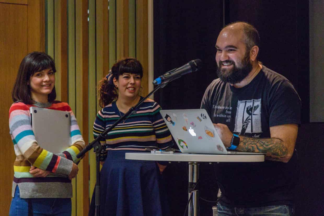 Happy winners of ‘The Most Ambitious Failure’ prize! There are also “Overall Best Hack” and “Innovation Award”, but the most spectacular failure prize is definitely the most tempting one.