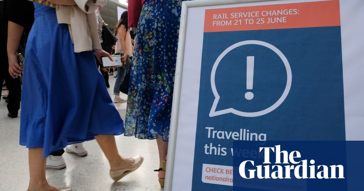 Rail strikes: passengers face disruption as Britain’s biggest walkout in decades begins