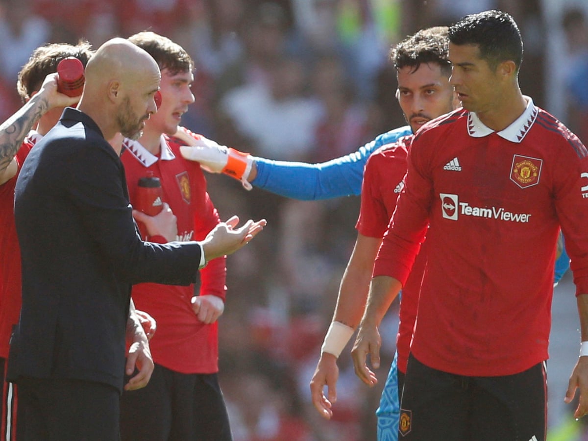 Ronaldo behaviour 'unacceptable' in leaving game early, says Erik ten Hag | Manchester United | The Guardian