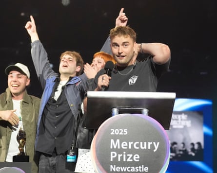 Sam Fender at the Mercury prize awards show in Newcastle last October