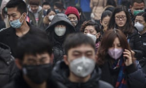 Air pollution in China is three times above World Health Organisation limits.