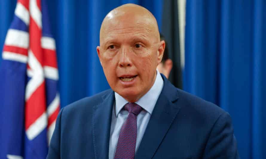 Opposition leader Peter Dutton.