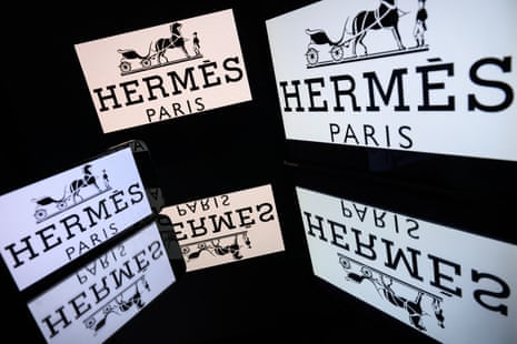 The logo of the French company Hermes