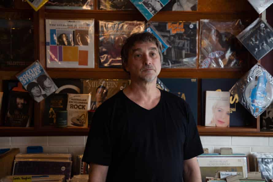 Phil Thomson, owner of The Vintage Record in Annandale, Sydney, Australia