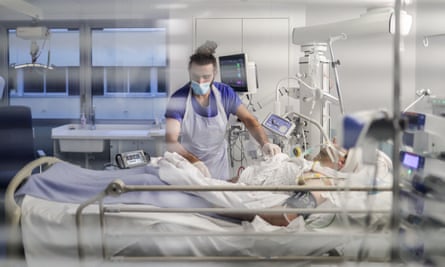 Care at the Pellegrin hospital in Bordeaux. While the French health system has been under strain, it is in much better shape than the NHS.