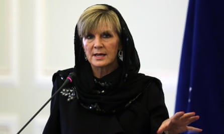 Julie Bishop in Iran