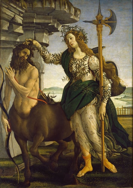 Botticelli’s Pallas and the Centaur.