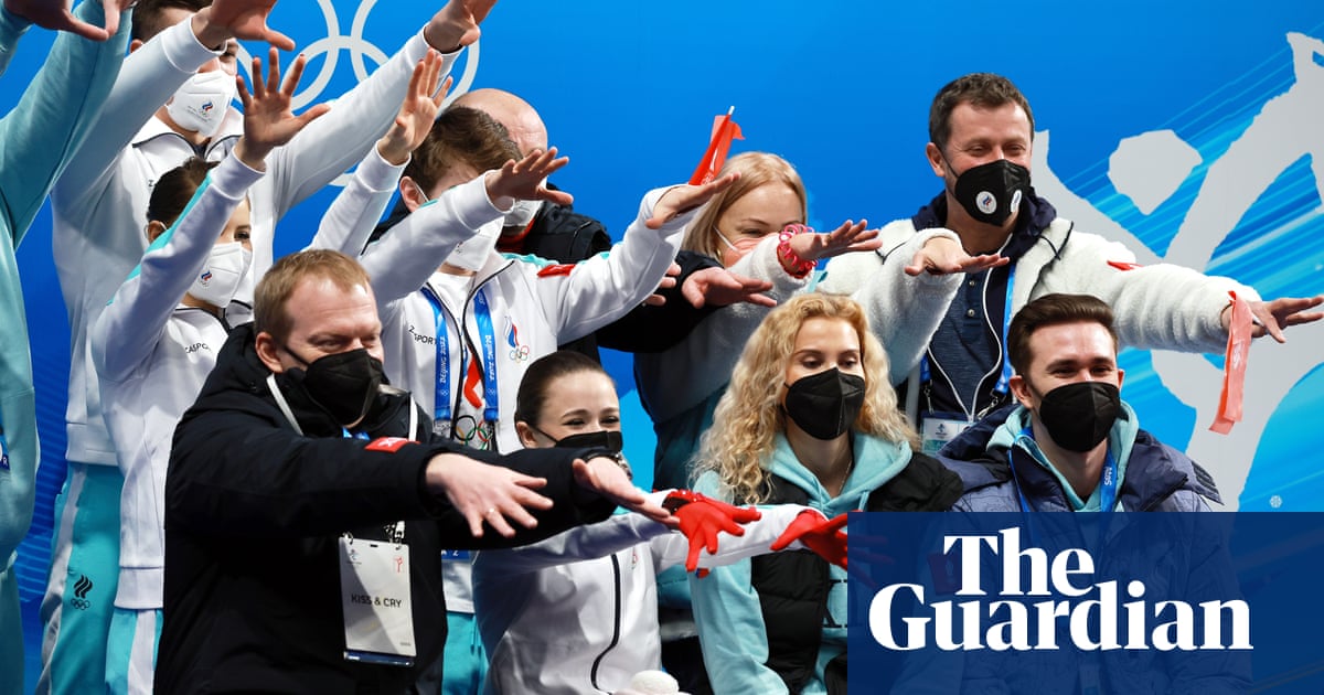 Legal issue delays Beijing medal ceremony for Russian figure skaters