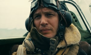 Tom Hardy in Dunkirk.