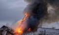 A fire has  broken out at Copenhagen's old stock exchange, one of the Danish capital's most famous buildings 