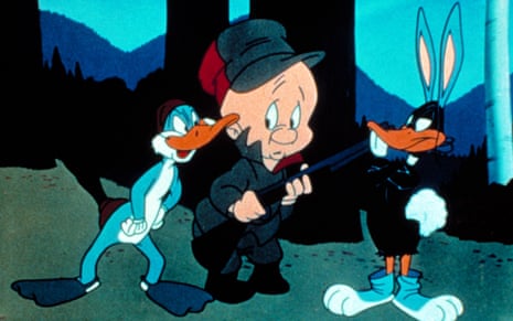 Put the gun down! Elmer Fudd in the Bugs Bunny Show, 1992.