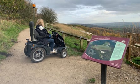 Lisa in her all terrain tramper