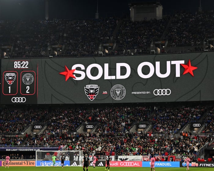72,000 fans turned up to watch DC United. But only Messi’s Inter Miami dazzled