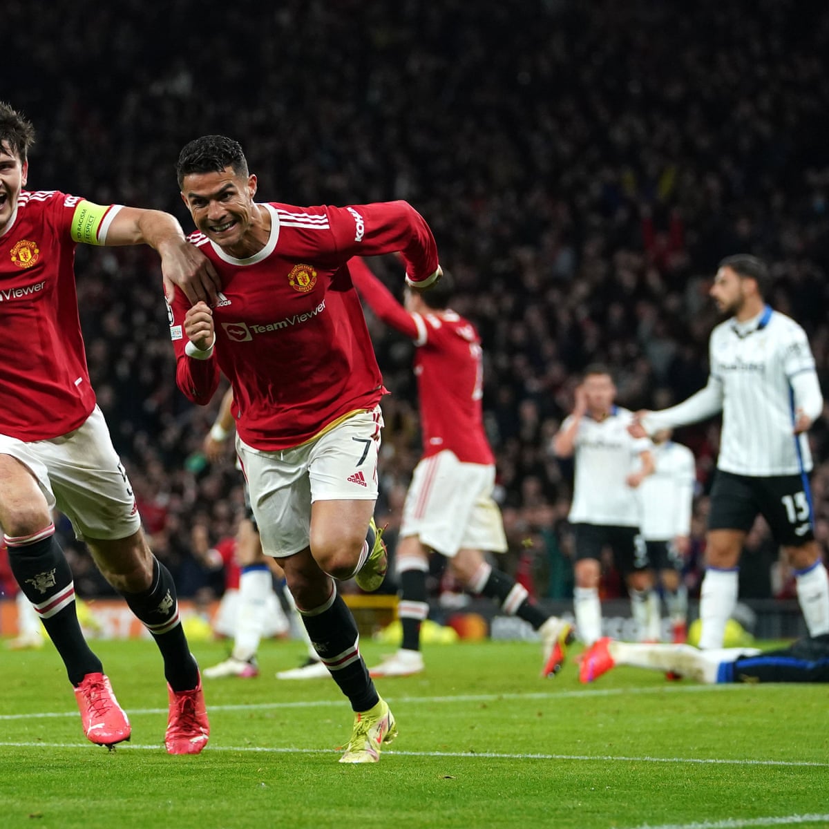 Cristiano Ronaldo Champions League highlights Manchester United vs Atalanta scores results