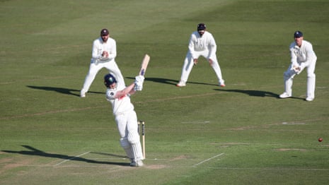 Ben Kellaway on the attack for Glamorgan against Kent