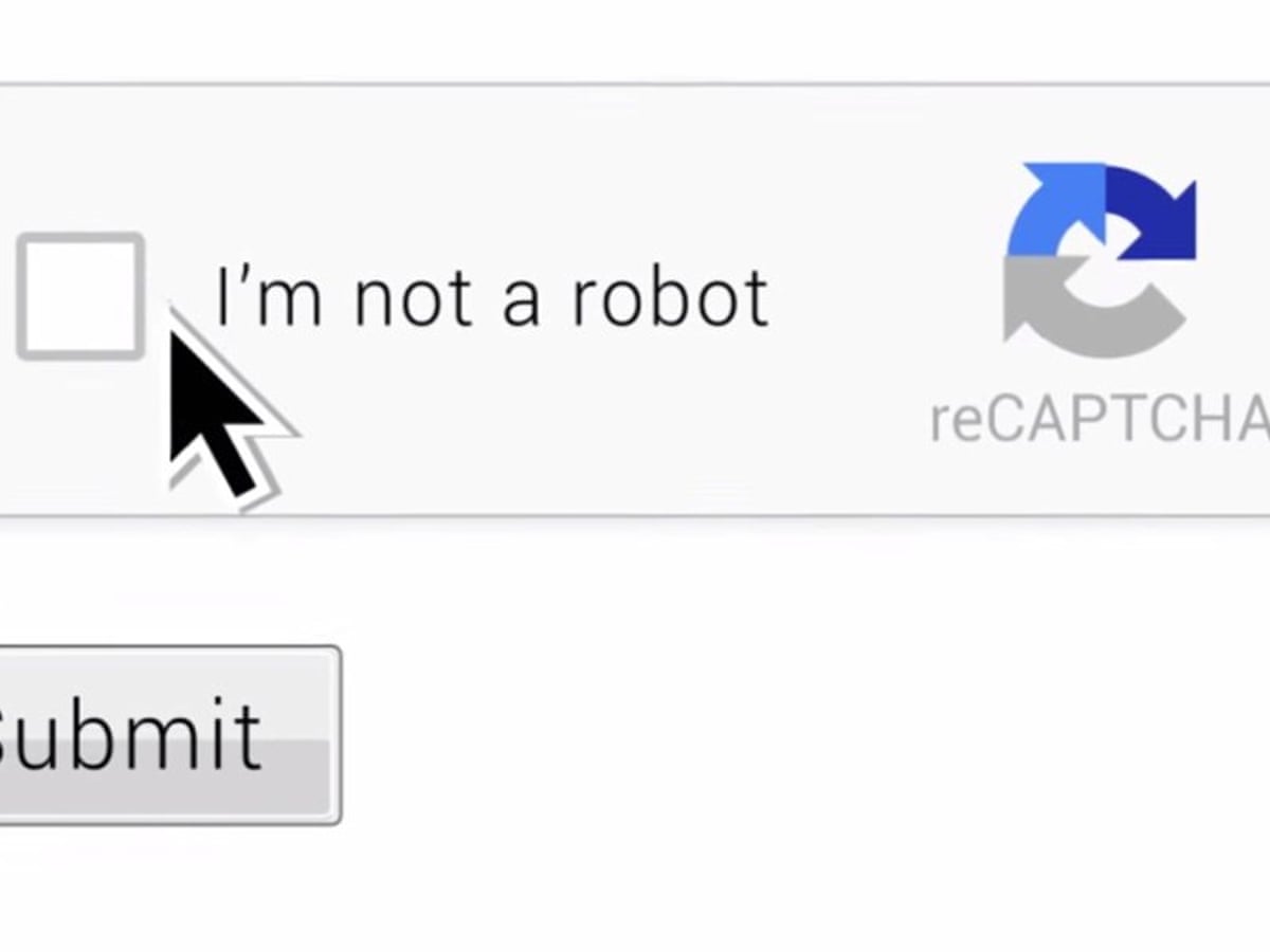How do I tell Google I am not a robot?