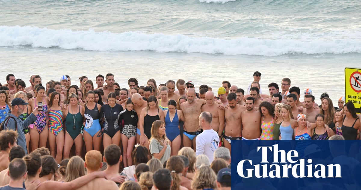A swim for unity at Bondi beach, the scene of Sydney's darkest day. But on land tensions fray