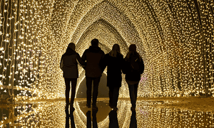 20 Of The Uk S Best Christmas Light Trails Christmas And New Year Holidays The Guardian Christmas Light Walk Through Near Me