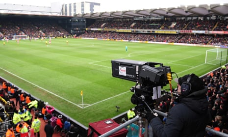 A TV camera and pitch