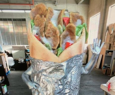 The donair costume that sold at auction for thousands of dollars in Canada.