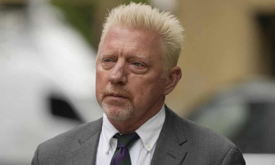 Boris Becker arrives at Southwark crown court in London for sentencing last month