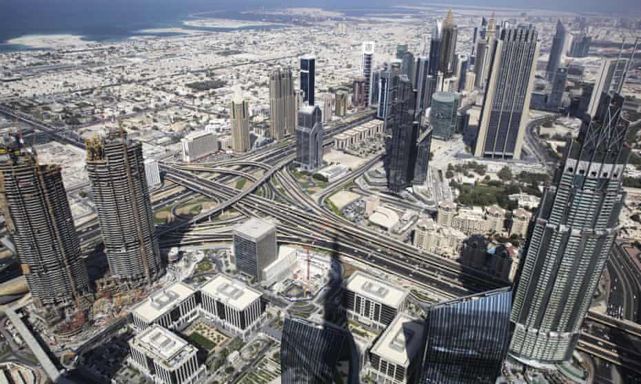 View of Dubai from the Burj Khalifa