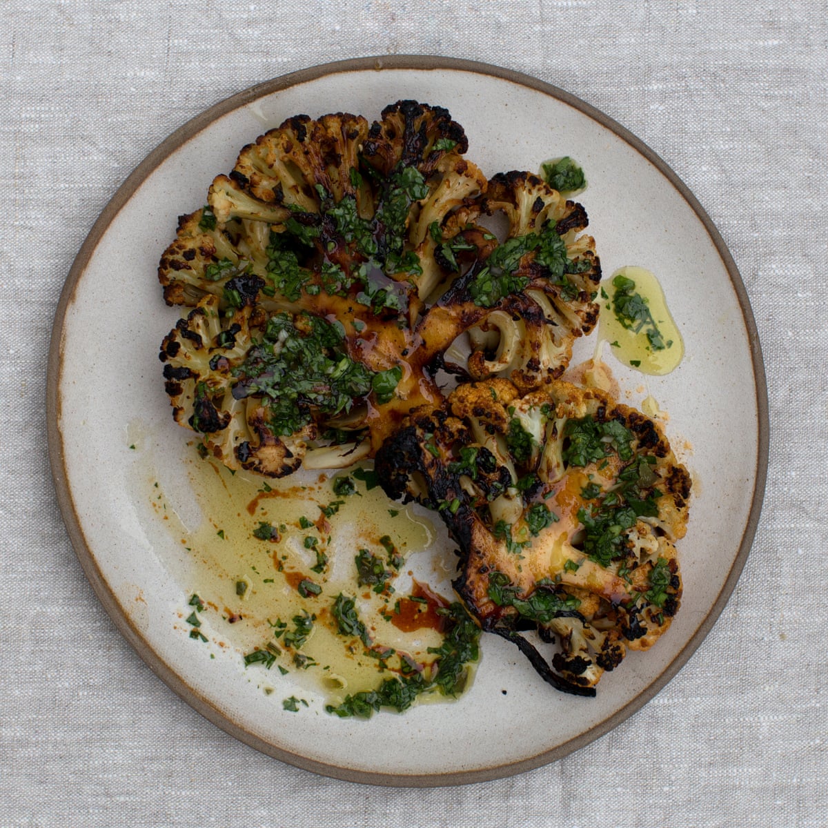 Anna Jones Recipes For Charred Cauliflower And Grilled Spring