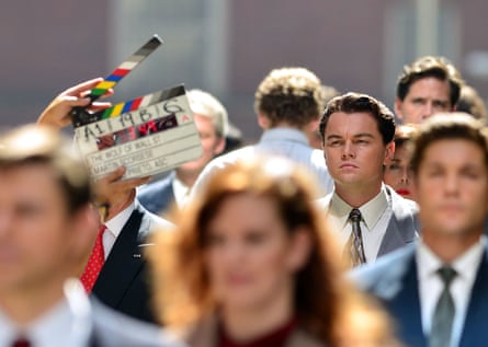 a men walking in a crowd