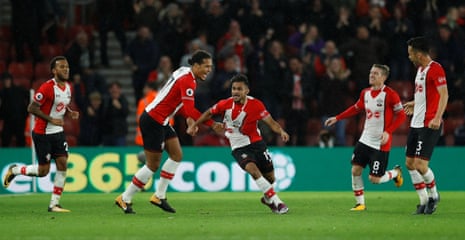 It’s no wonder Boufal and his team-mates look so happy, it was a fantastic goal.