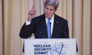 John Kerry addresses a nuclear security summit last month in Washington. 