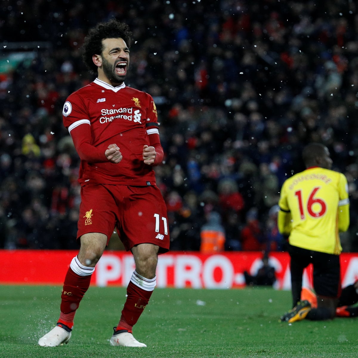Salah faz 100° gol pelo líder Liverpool no Inglês em empate com