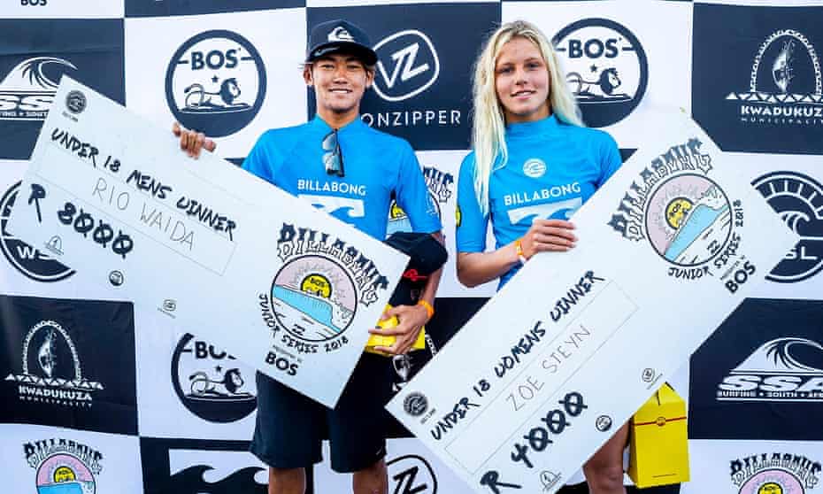 World Surf League criticised over gender pay gap for junior ...
