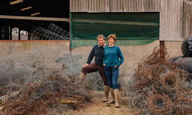 Isabella Tree, right, with her husband Charlie Burrell