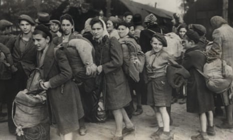 Jewish refugees in Lübeck, Germany, September 1947.