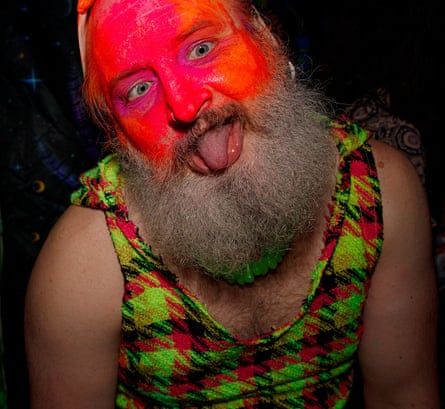 A particularly colourful Tribe of Frog dancer.