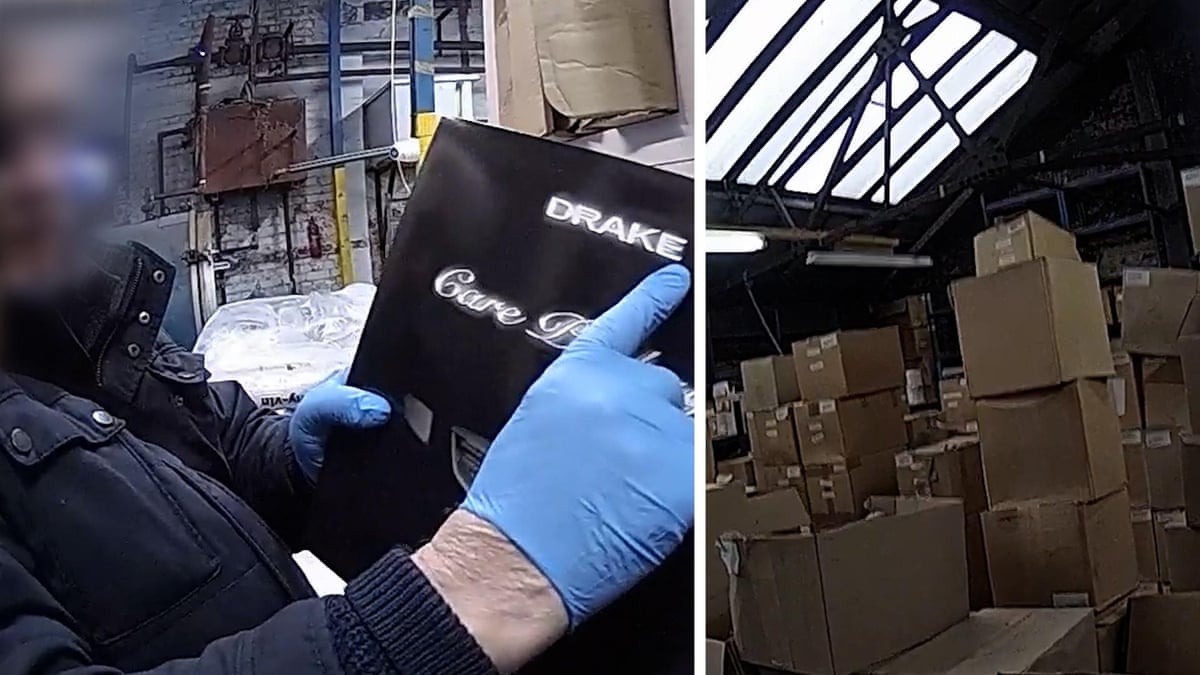 Police uncover warehouse involved in the biggest counterfeit vinyl records business – video
