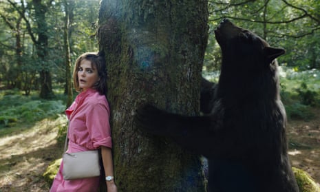 Keri Russell and the eponymous Cocaine Bear.