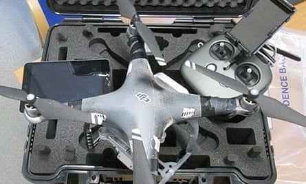 The drone used by Daniel Kelly