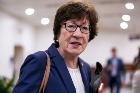 Susan Collins has a “B” rating from the National Rifle Association and has received $18,000 in funding from the group.