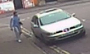 CCTV grab of Man approaching beige Seat Leon in the Normanton area of Derby