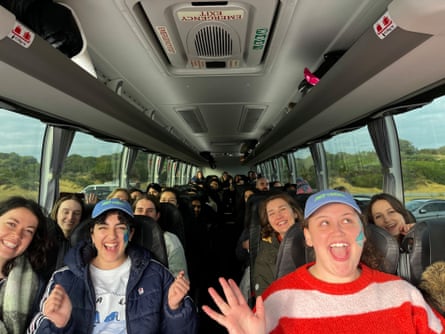 First Timers Club participants on the coach to Phillip Island.