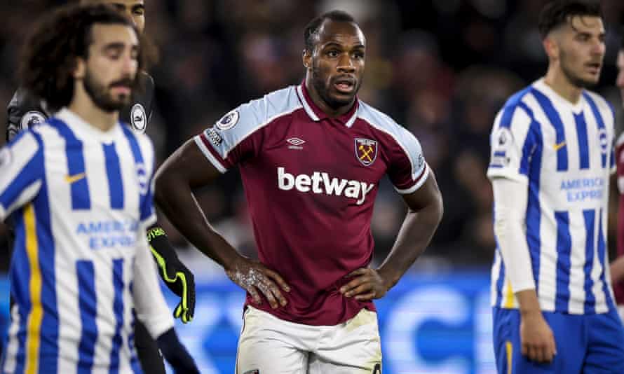 West Ham striker Michail Antonio has struggled in front of goal of late.