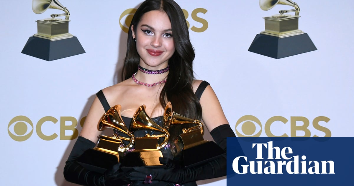 Grammy awards 2022: Olivia Rodrigo wins big and Ukraine’s Zelenskiy makes cameo
