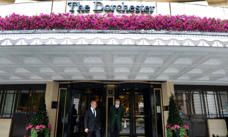 The Dorchester Hotel in London.